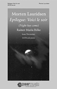 Epilogue voici Le Soir SATB choral sheet music cover
